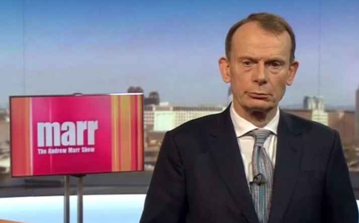 Andrew Mar in the studio of his show. career, professional life